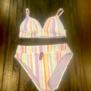 NWT high waisted bikini